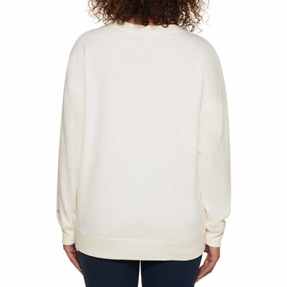 Cream (Mascarpone) NWT Calvin Klein‎ Jeans Ladies' Sequin Pullover - Picture 8 of 8